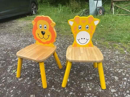 Photo of free Two young child's wooden chairs (West Liss GU33) #1