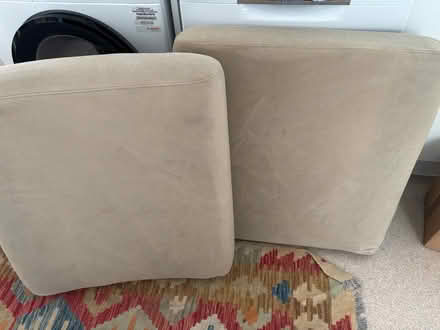 Photo of free Pair of sofa cushions. clean (Islington N1) #1