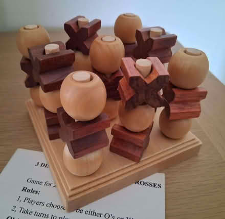 Photo of free 3D Noughts and Crosses (Gleneagles area, Wboro NN8) #1