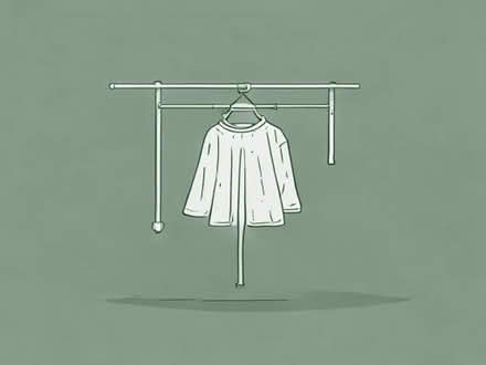 Photo of portable sturdy clothes rail (Whiteshill GL6) #1