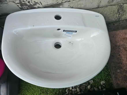 Photo of free New White Ceramic Sink And Table (Hillsborough S6) #1