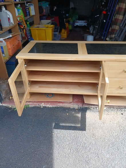Photo of free wooden tv unit. (Spalding PE11) #4