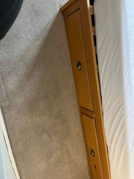 Photo of free Wooden Bed with Drawers & Matress (Potters Bar EN6) #4