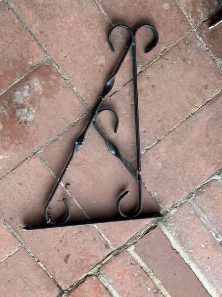 Photo of free Pair of hanging basket brackets (Mimbridge GU24) #1
