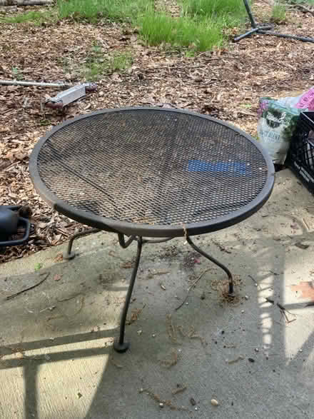 Photo of free Black Short Outdoor Table (Delridge West Seattle) #1