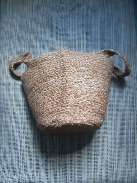 Photo of free Woven carrier basket, heavy duty,good as plant container too (Gilmerton EH17) #1
