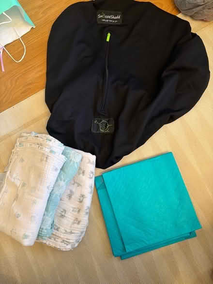 Photo of free Baby Bundle - snooze shade , XL muslin , nappy chaning pads (South Kensington W8) #1