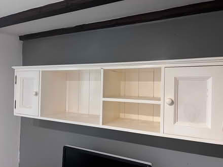 Photo of free Solid wood wall mounted shelf and cupboard (Wooton SY11) #1