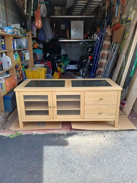 Photo of free wooden tv unit. (Spalding PE11) #1