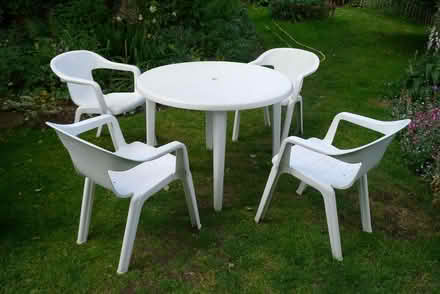 Photo of free Garden table and chairs (Charvil RG10) #1
