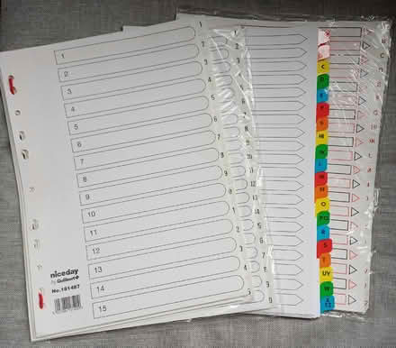 Photo of free A4 dividers (Cam GL11) #1