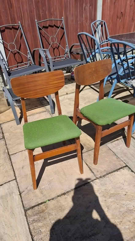 Photo of free Two dining chairs (Ellesmere port, Chester) #1