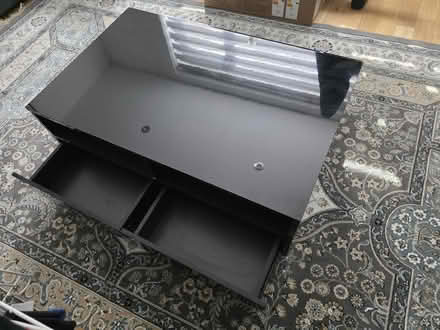 Photo of free Gloss black coffee table with 4 drawers. (Slough SL2) #3