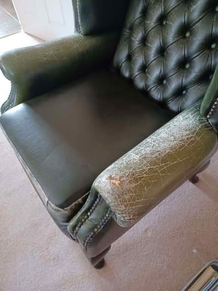 Photo of free Leather wingback armchair (Chiseldon SN4) #2