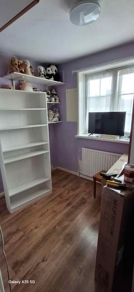 Photo of free White tall unit shelves (Merton SW19) #4
