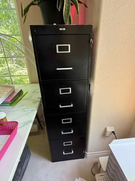 Photo of free Metal Filing Cabinet B&W🖤 (Lafayette) #1