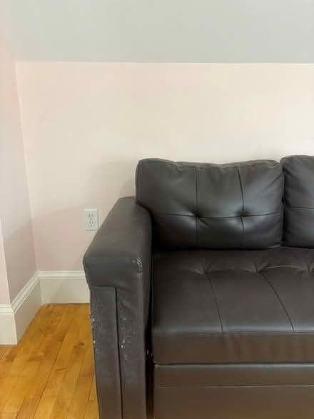 Photo of free Dark brown sofa in 2 sections (near East Boston high school) #2