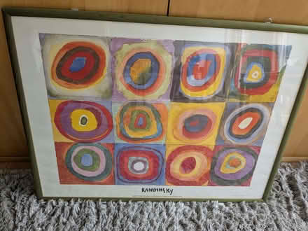 Photo of free Kandinsky Poster and Frame (Beulah Hill SE19) #1