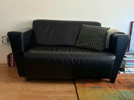 Photo of free Leather Look Sofa - Today (Dalston N16) #2