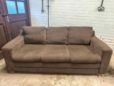 Photo of free Large Brown Sofa (Stannington S6) #2