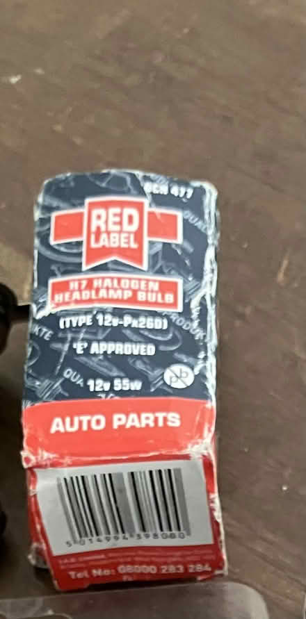Photo of free Headlamp bulb (Weston Park BA1) #1