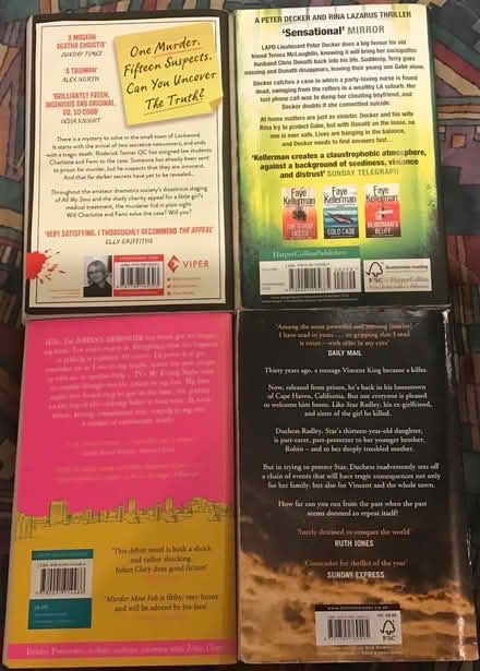 Photo of free Crime novels bundle of 4 (Orrell, wigan, WN5) #2