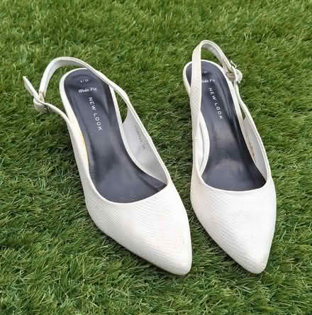 Photo of free Womens size 4 white shoes (Boughton Monchelsea ME17) #1