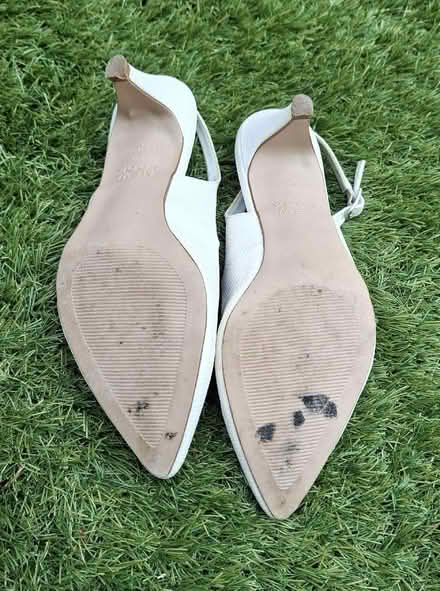Photo of free Womens size 4 white shoes (Boughton Monchelsea ME17) #3