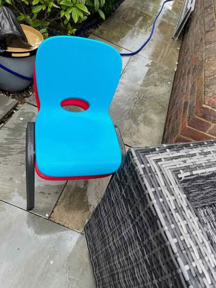 Photo of free Two child’s chairs. Toddlers rocking horse. Bird bath (Merry Hill WD23) #2