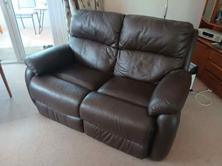 Photo of free 2 Seater Sofa and matching Recliner (Bussage GL6) #1