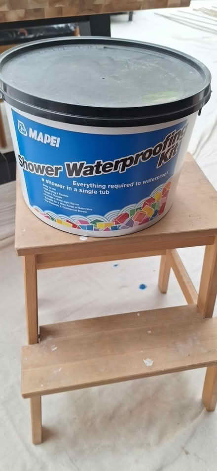 Photo of free Shower waterproofing kit (Chellaston) #1