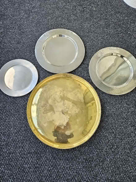 Photo of free Assorted metal trays/platters (Carnforth LA5) #1