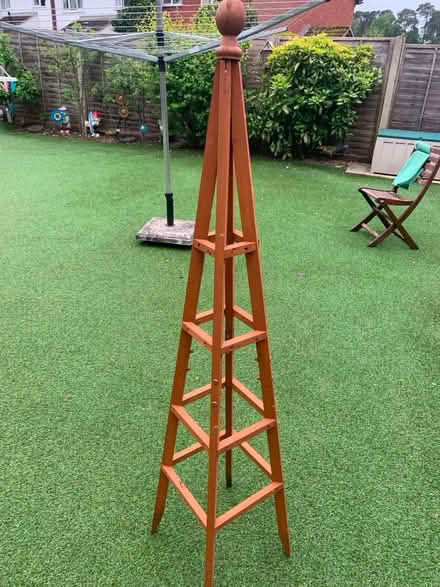 Photo of free Garden wooden obelisk (GU52) #1