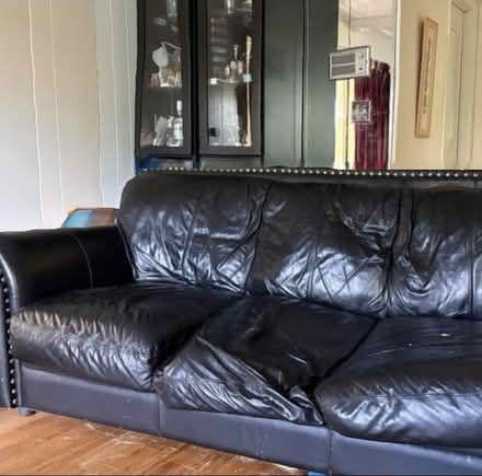 Photo of free Black leather (Scarsdale) #1