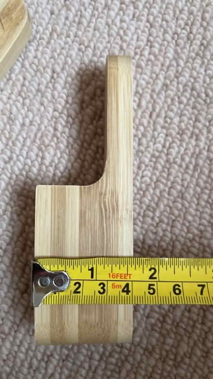 Photo of free 4x wood/bamboo coat hooks from Dunelm Mill, new (Broughton Street EH3) #4