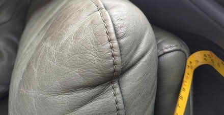 Photo of free Green leather armchair (CV5) #3
