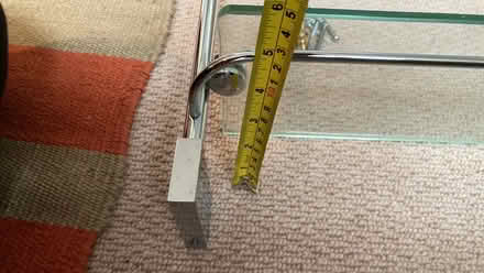 Photo of free Bathroom shelves and towel rail, chrome and glass (Broughton Street EH3) #4