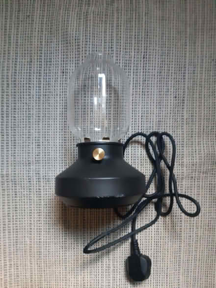 Photo of free Retro style desktop lamp, plug-in, petroleum light style (Gilmerton EH17) #1