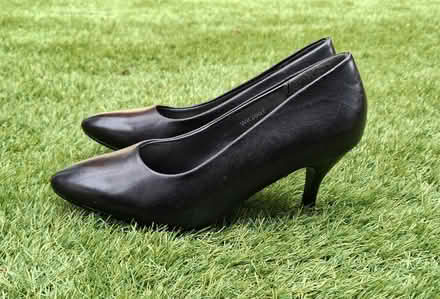 Photo of free Womens size 4 black shoes (Boughton Monchelsea ME17) #1