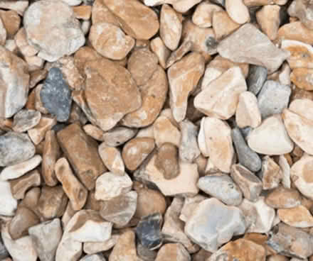 Photo of Garden slabs and pebbles (Haringey N15 3) #2