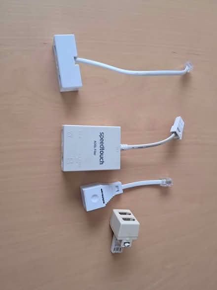 Photo of free ASDL Filter and connectors (Cheshunt EN8) #1
