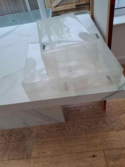Photo of free Plastic shoe boxes (Farnborough GU14) #1