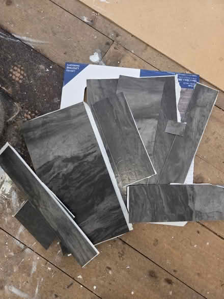 Photo of free Offcuts from Peel & Stick Tiles (Prestwich M25) #1