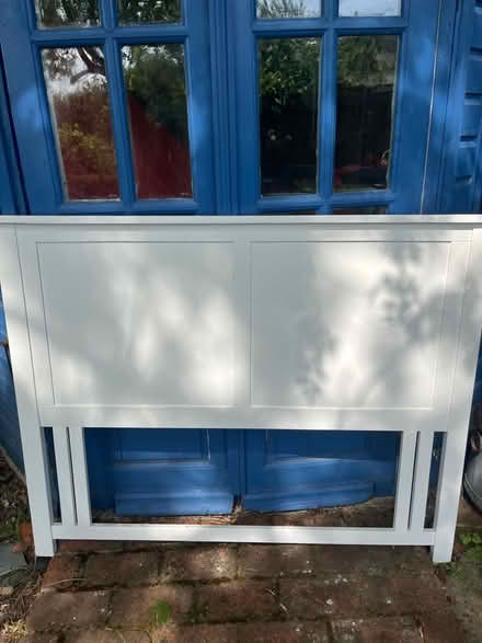 Photo of free White headboard for double bed (Kemsing TN15) #1
