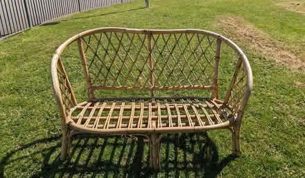 Photo of free Bamboo Garden Bench (Needs TLC) (PL4 Greenbank.) #1