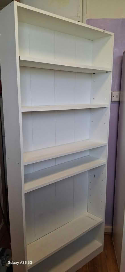 Photo of free White tall unit shelves (Merton SW19) #1