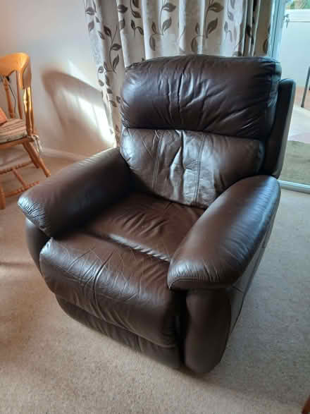 Photo of free 2 Seater Sofa and matching Recliner (Bussage GL6) #2