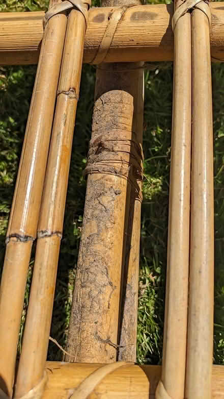 Photo of free Bamboo Garden Bench (Needs TLC) (PL4 Greenbank.) #2