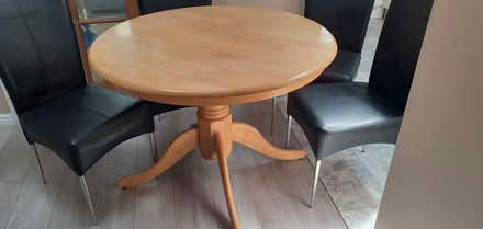 Photo of free Pine Table & 4 Chairs (Sherborne DT9) #1