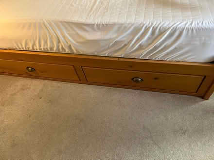 Photo of free Wooden Double Bed with Drawers (Potters Bar EN6) #4
